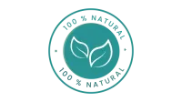 100% natural