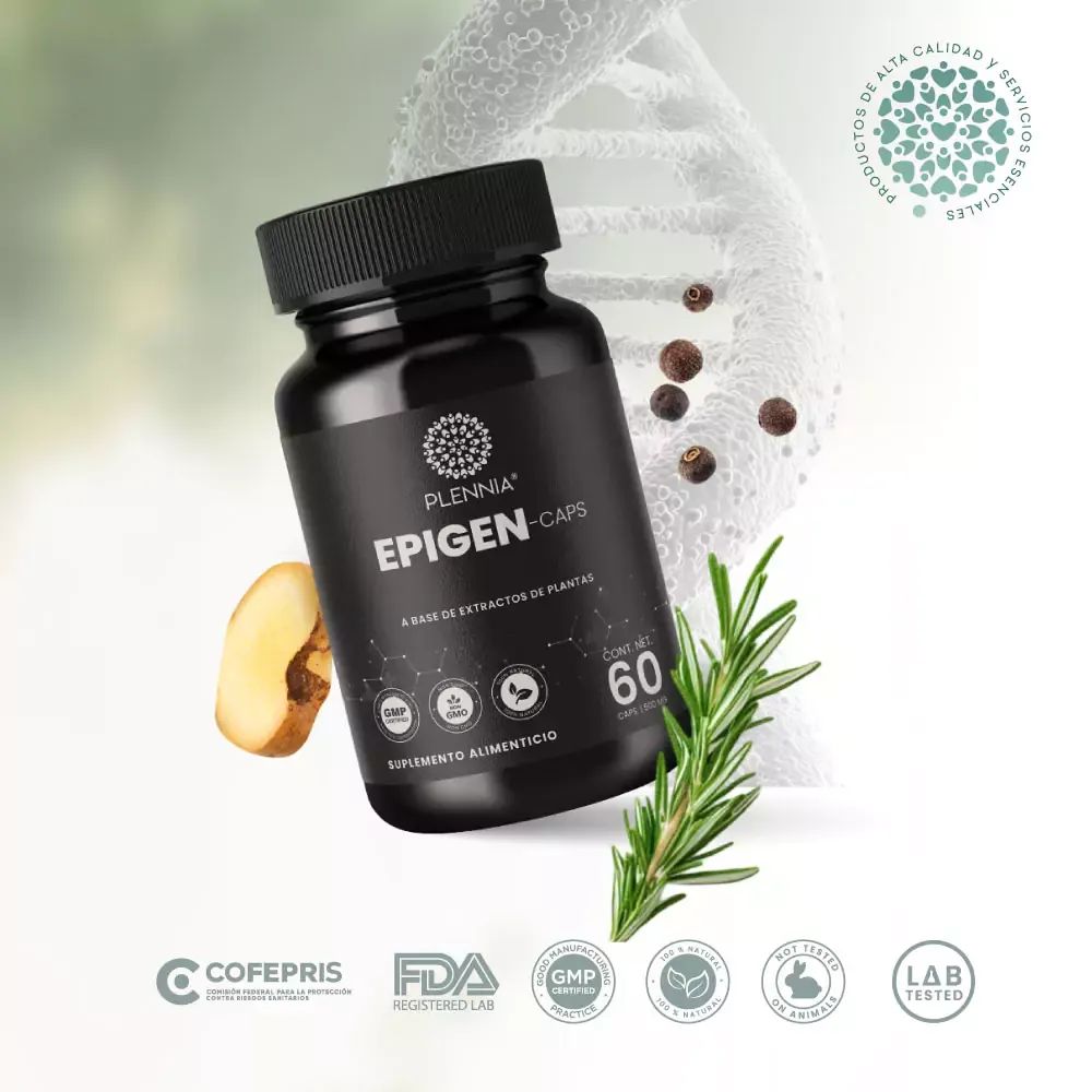 Epigen Caps con sellos de calidad