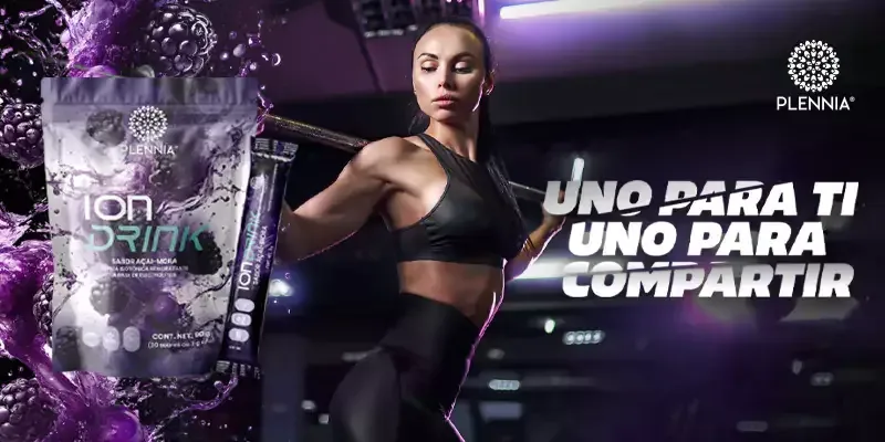 ION Drink en sachet: uno para ti, uno para compartir.