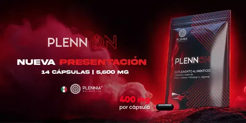 Plenn On, nueva presentación: 14 cápsulas de 5,600 mg.